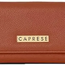 caprese Women's PU Solid Pattern Bailey Wallet Saddle (Saddle, Medium)-picture-20