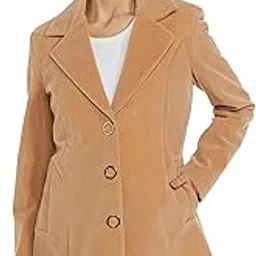 qube by fort collins Women's Knitted Hip Length Tweed Blazer - Stylish, Versatile, And Elegant For Office Or Casual Wear-picture-29