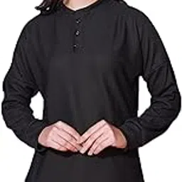 zilcon Womens Waffle (Cotton) Color Block Fashion Long Sleeve Crew Neck Spring Summer Winter Casual Loose T Shirts Tops-picture-52