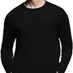 jack & jones Men's Cotton Blend Round Neck Casual Sweater-picture-36