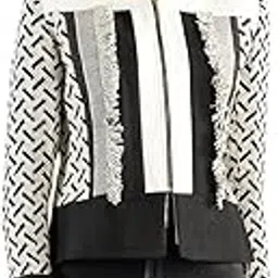 dlanxa Women Winter Wear Stylish Coat WhiteBlack L-picture-26