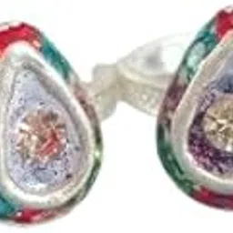 Brass Adjustable Toe Ring for Women & Girls | Multicolor Teardrop Design | Ethnic Partywear Foot Jewelry | Lightweight & Non-Tarnish-picture-51