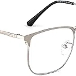 ROYAL SON Square Specs for Men Women | Blue Light Blocking | Computer Glasses | Metal Frame-picture-22