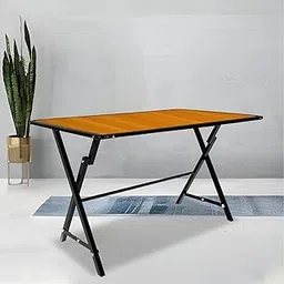 ROSE® Arrow Multipurpose Foldable | Portable Study Table | Computer Desk | Foldable for Office Work | Laptop Desk | 2/4 Seater Dining Table for Home and Office (Sand Brown, 2.5 X 4 ft)-image-26