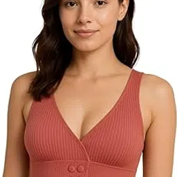 jalodari Women's Cotton New Moms Padded Front Open Feeding Bra Maternity Baby Nursing-picture-11