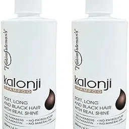 Hakim Suleman's Kalonji Shampoo with Kalonji, Reetha, Amla, Bhringraj, Mehandi, Gwarpatha & Shikakai for complete hair care – Sulfate-Free & Paraben-Free - 200ml (Pack of 2)-picture-47