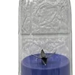 ADNEXMG Mini Juice Maker, Portable USB Rechargeable Blender, purple Glass Bottle with Battery Power Bank, Personal Size Fruit Mixer-image-54