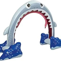 CALANDIS™ Giant Shark Sprinkler Water Toy Outdoor for Toddlers Children Boys and Girls | Inflatable & Kid Pools | Swimming Pools | Pools & Spas | Yard, Garden & Outdoor Living-image-35