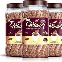 Campco Winner Delicious Hot or Cold Chocolate Drink Powder Mix, 400g (Pack of 3)-picture-15