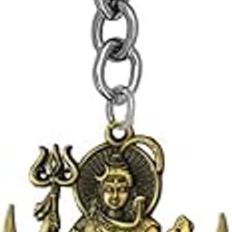 m men style Religious Lord Shiv Mahadev Copper Zinc And Metal Bikes/Car/Double Key Ring/Office Home Keychain-picture-42