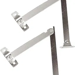 2 Pieces Lid Support Hinges Cabinet Cupboard Door Folding Hinge for Gift Box L-image-12