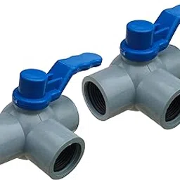 ESEKSAFAR 2pc T-Way Female PVC Ball Valve Ball BSP Thread 1 inch for 33.25mm outer diameter pipe fitting-picture-21