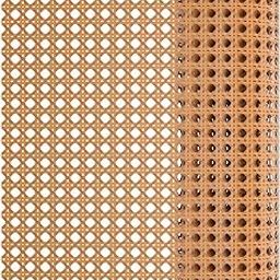 generic AM CANING Store Plastic Cane Webbing for Caning Projects Natural Look Pre - Woven Open Mesh Cane - PE Rattan Cane Webbing Rattan Roll Cabinet Chair (Chocolate Brown) (24x108 inch)-picture-17