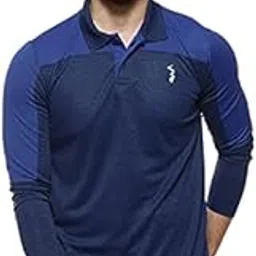 campus sutra Men's Polyester Regular Fit Solid Polo T Long Sleeve -Shirt-picture-45
