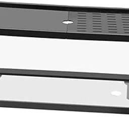 VELURA Mini Reptile Terrarium Breeding Box Small Lizard Tank for Turtles Fish Frogs 30cmx19.5cmx21cm Black|1 Mini Reptile Terrarium|Reptile Supplies| Reptile Supplies|Pet Supplies-picture-20