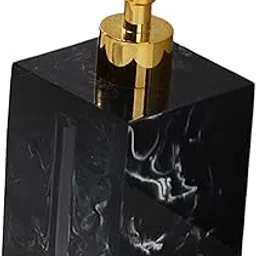 ATORSE Lotion Dispenser Bottle Pump Soap Container for Countertop Laundry Room Home 400ml Black-picture-12