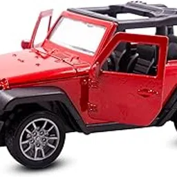 Toy Cloud Thar Die Cast Metal Car with Opening Doors and Pull Back Action - 1:32 Scale Diecast Model No Batteries Needed Mini Super Cars for Kids Toys, Red-picture-37