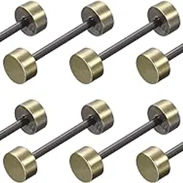 uxcell Metal Bag Strap Connect Buckles, Purse Screw Fixing Rivets Barbell Shape for Handbag Belt Handle Connective Decoration-picture-18