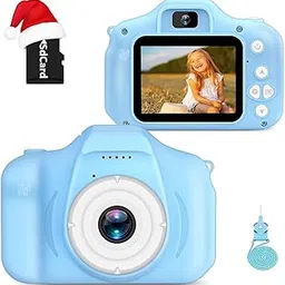 CADDLE & TOES Kids Digital Camera for Photos & Videos | Mini Camera Toy with 2-Inch Screen & USB Rechargeable | Fun & Educational Gift for Boys & Girls Age 3-10 (Blue with SDCard)-picture-32