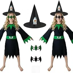 Rudra Fancy Dress Halloween costumes for kids|Witches costumes for girls, robe, pumpkin costumes fancy dress competition for boys & girls age group 3 to 12 yrs-image-9