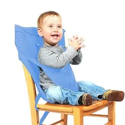 Magic Seat Portable Baby Chair Long Strap Safety Seat Harness for Toddler, Travel Easy High Booster Seat Cover for Infant Eating/Feeding with Adjustable Straps Shoulder Belt, 7 to 36 months Kid (Sky Blue)-picture-13
