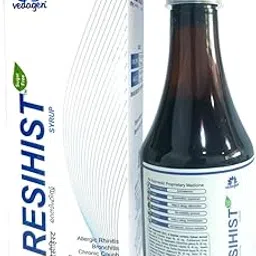 Resihist Sugar Free Cough & Cold Syrup I Natural Ingredients I Fast Relief From Cough, Cold, Throat Irritation, Congestion - 200ml (200ml x 1)-picture-56