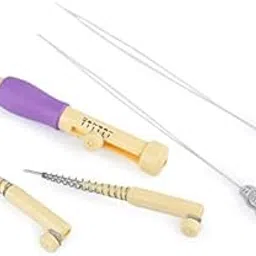 BestUBuy 3 Size Embroidery Stitching Punch Needle Set for Embroidery, Threaders and Knitting (Multicolour)-image-40