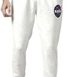 free authority NASA Printed Regular Fit White Ploycotton Men's Jogger-picture-39