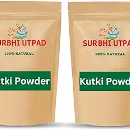 SURBHI UTPAD Kutki Powder - 100g 100% Pure & Premium Ayurvedic Herb | Supports Liver & Digestion | Detoxifying Formula | 50GX2-image-97