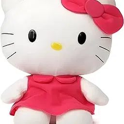 Tickles Cute Kitty Soft Stuffed Plush Animal Toy for Kids Birthday Gift (Color: Red; Size: 22 cm) image 1