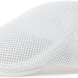 voboom Men Breathable mesh Summer Hat Adjustable Newsboy Beret Ivy Cap Cabbie Flat Cap MZ124 (White)-picture-49