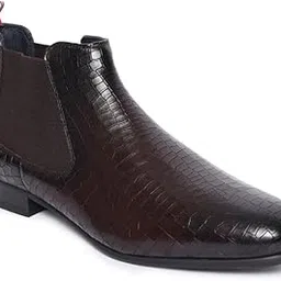 gabicci Men’s Patrick 2.0 Textured Chelsea Boots – Slip-On Ankle Boots with Cushioned Insole & Anti-Slip Sole-picture-10