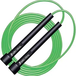 Adjustable Skipping Rope For Exercise Workout & Weight Loss Training, Jumping Rope For Men, Women & Kids Exercise Rope, Sports Fitness/Gym Polyvinyl Chloride Rope (Green)-image-96