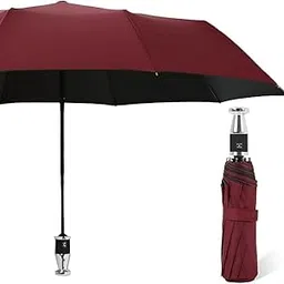 seedware Windproof Travel Umbrella With Automatic Open/Close Mini Golf Small Umbrella for Single Hand Use, Portable And Strong Compact Umbrella for Rainy Days, Man And Women.-picture-55