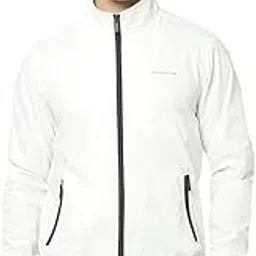 Men White Jacket with Logo Work-image-19