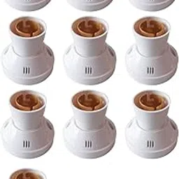 Glare Max 6A Batten Lamp Holder Bulb Holder type 240V (White, Pack of 10)-picture-37