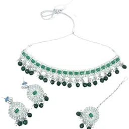 griiham Premium Gold-Plated CZ-Studded Jewellery Set-picture-11