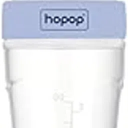 Hopop Baby Spoon Food Feeder | Soft Squeezy Silicone Tip Spoon Food Feeder for Feeding Semi Solids | Spoon Feeder with Protective Cap for Babies 4 to 12 Months | BPA Free | Blue-image-7