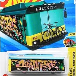 TOYDUNIYA HW 1:64 Licensed Diecast Toy Car | Metal Scale Model for Kids & Collectors Miniature Car (HW Art Cars - Aint FARE)-picture-28