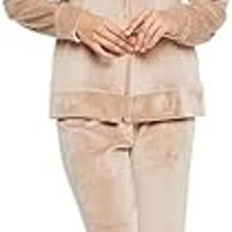 areal fashion Women's Winter Night Suit, Zip-Up Jacket and Pants Set,-picture-26