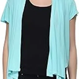 frenchtrendz Women Viscose Crepe Frill Shrug(XS-4XL)-picture-50