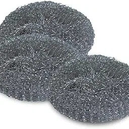 YORK Steel Mesh Multipurpose Scourer Scrubber for Cleaning Kitchen Dishes, Pots & Pans 12 Pieces [003010]-picture-35