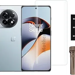 Mothca Premium UV Tempered Glass Screen Protector For Oneplus 11/11R (Pack of 1) Full Adhesive UV Curved Screen Guard, Case Friendly with Installation Kit-picture-13