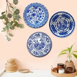 Decorative Wall Plate|Stand & Metal Hook Pottery Inspired |Hanging Wall Plate| 8inch |Gift Box Packaging |Ceramic Wall Plate for Wall Décor Set of 1 I Home Décor I Living Room I Office-picture-16
