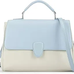 fastrack Daily Drip Satchel Bag for Women, Medium Size with Magnetic Flap, Top Zip Closure, Inner Access Pocket and Detachable Sling Strap, Stylish 4.9L Satchel for Everyday Use-picture-36