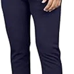 miramichi Men's Slim Fit Formal Trousers - Crafted from Premium Lycra Blend Fabric, Solid Pattern, Ideal for Formal Occasions-picture-10