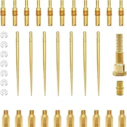 Lyla Main Jet Slow/Pilot Jet Premium for Keihin Pkw 28S Carburetor PE26 PE28 18 Holes-picture-32