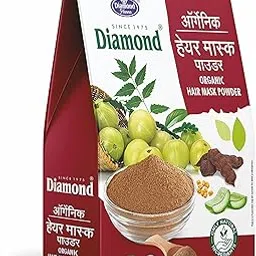 Diamond Herbal Hair Mask Powder | Amla | Shikakai | Neem | Methi| Green Tea | Aloe Vera | Chemical Free, 1 Count-picture-35