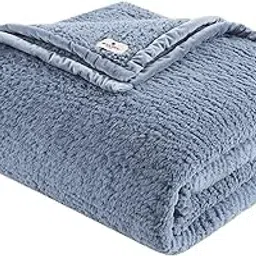 Burlington Berber Blanket Blue Full/Queen-picture-37