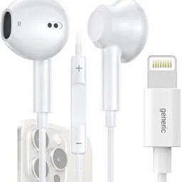 Wired Earphone with Powerful HD Mic for Clear Sound, in-Line Volume Controller & Noise Cancellation Compatible with iPhone 14/13/12/11 Pro Max Xs/XR/X/7/8 Plus-All iOS(White)-image-45